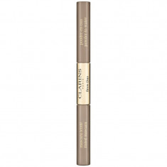 Clarins Brow Duo set pentru aranjarea sprâncenelor pentru fixare și formă culoare 01 - Tawny Blond 2,8 g