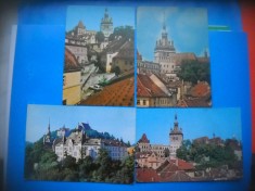 HOPCT LOT 3699 -4 CARTI POSTALE-SIGHISOARA- JUD MURES-NECIRCULATE