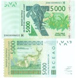 Statele Africii de Vest 5 000 Franci Niger 2023 UNC