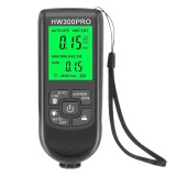 Tester masurare grosime vopsea, GizMondo&reg; HW 300PRO masurare strat/invelis de vopsea auto/zinc materiale Fe/Nfe, negru, calibrare automata, interval m