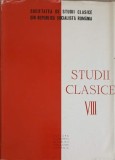 Studii Clasice VIII - Al. Graur, Colectiv - Editura Academiei Romane, 1966, 403 pagini, Coperta Cartonata