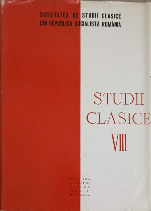 STUDII CLASICE VIII-AL. GRAUR SI COLAB.-249708