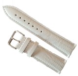 Cumpara ieftin Curea Ceas Piele Alba Imprimeu ?arpe WZ776, Time Veranda