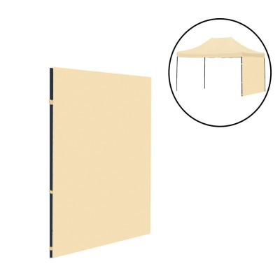 Kerti pavilon oldalfal ponyva 3x4 m beige foto