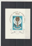 ROMANIA 1966 LP 628 CAMPIONATUL MONDIAL DE FOTBAL ANGLIA COLITA NEDANTELATA MNH
