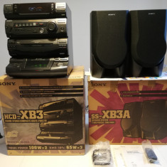 Combina SONY HCD-XB3 (CD/MC/Tuner/Amplif/Boxe/telecomanda) - ca Noua/Germany