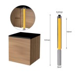 Freza lunga lemn pentru copiere cu prindere de 8 mm