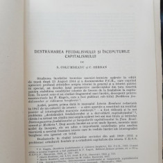 Destramarea Feudalismului si inceputurile Capitalismului - S. Columbeanu, C. Serban