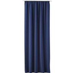 Perdea Lola cu rejansa Jemidi, 140 x 250 cm, Albastru, Poliester, 55308.17 foto