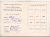 Bnk div UCFS - carnet provizoriu de membru - 1958, Romania de la 1950, Documente