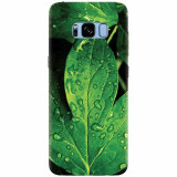Husa silicon pentru Samsung S8 Plus, Leaves And Dew