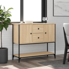 vidaXL Servantă, stejar sonoma, 100x36x85 cm, lemn prelucrat