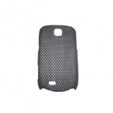 Husa tip grila neagra pentru Samsung Galaxy Mini S5570, Plastic, Carcasa