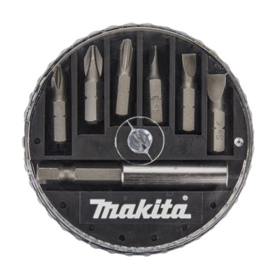 Set 6 biti pentru insurubare, Makita D-73265, cu adaptor magnetic, 7 piese foto