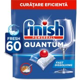 Detergent de vase pentru masina de spalat Finish Quantum, 60 tablete