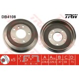 Tambur frana BMW Seria 3 (E36) (1990 - 1998) TRW DB4108