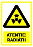 Semn atentie radiatii