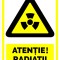 Semn atentie radiatii