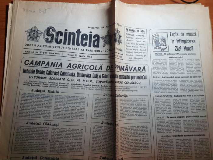 scanteia 15 aprilie 1983-unitati turistice jud. timis,intreprinderea marsa sibiu