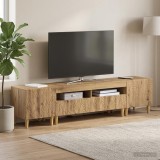 Cumpara ieftin Set de 3 piese pentru TV cu LED DELFT Stejar Artizanal