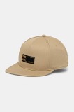 Vans șapcă de baseball din bumbac culoarea bej, cu imprimeu, VN000NBX4MG1