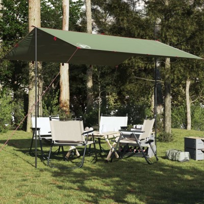 Gossi prelata de camping, verde, 360x294 cm, impermeabila foto