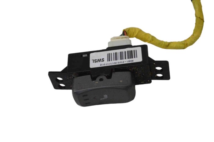 Comutator &icirc;ncălzire scaun SSANGYONG RODIUS II 2018 OEM: 85401-21010 | 22750101
