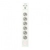 Prelungitor 6 socluri, 2XUSB, lungime 1.4 m, alb, Home NVT 06K USB/WH
