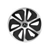 Set 4 capace roti Roco Gri-Negru R16 Compatibil Cu Mercedes-Benz, Autohelix MSA