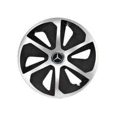 Set 4 capace roti Roco Gri-Negru R14 Compatibil Cu Mercedes