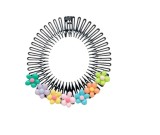 Bentita de Par Neagra, cu Flori, 30 CM