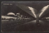 CPIB 24931 CARTE POSTALA - CONSTANTA. GARA NOAPTEA, RPR, SCRISA SI NECIRCULATA,