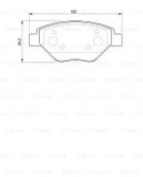 BOSCH 0 986 424 774 set placute frana,frana disc