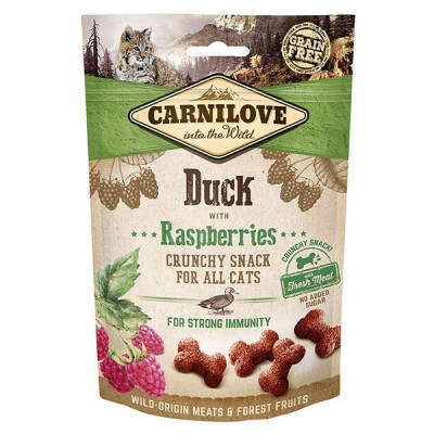 Carnilove Cat Crunchy Snack Duck with Raspberries with fresh meat 50 g foto