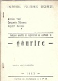 Calculul analitic al regimurilor de aschiere la gaurire - Aurelian Vlase