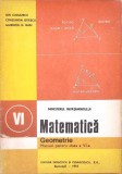 MATEMATICA. GEOMETRIE. MANUAL PENTRU CLASA A VI-A (1993)-ION CUCULESCU, CONSTANTIN OTTESCU, LAURENTIU N. GA-266273