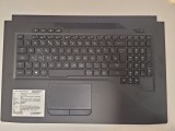 Carcasa superioara cu tastatura palmrest Laptop, Asus, ROG Strix Scar Edition GL703GM, GL703GS, iluminata RGB, 90NR00E1-R31UK, layout UK