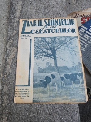 Ziarul Ştiinţelor şi al Călătorilor nr.15/1938 foto