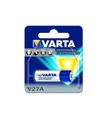 Baterie Varta V27A 27A A27 12V Professional Electronics-Conținutul pachetului 1 Bucată foto