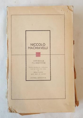 Niccolo Machiavelli - Istoriile florentine foto