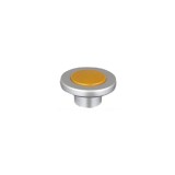 Buton pentru mobila rotund, din plastic, 1103-01, stejar