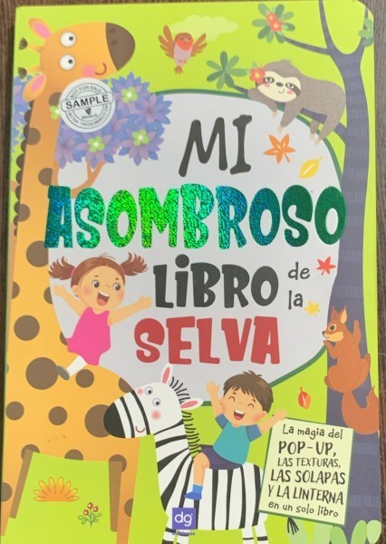 Mi asombroso libro de la selva (Minunata mea carte despre jungla -carte cartonata, pop up, in spaniola)
