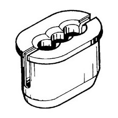 Clips plastic Renault Kangoo 2, Megane 2 original 7703081164 , fixare caroserie , polita spate Kft Auto