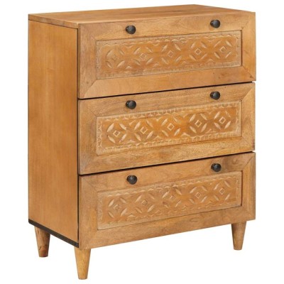 vidaXL Bufet Maro deschis 60 x 33 x 75 cm Lemn masiv de mango 4018083 foto