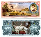 !!! X. RARR : FANTASY NOTE : FANTASY ART , PALERMO - 500 SIMOLEONS 2019 - UNC