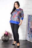 Compleu elegant Nisa Albastru - 46Marimea, Yves