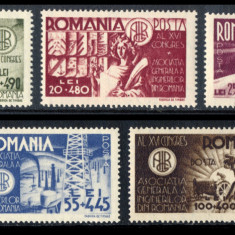 1946 LP181 serie Asociatia Generala a Inginerilor din Romania MNH