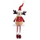 Figurina Ren Baietel textil multicolor 20x15x72 cm