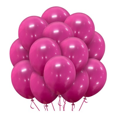 Set 10 baloane latex, Roz, 30cm, Ropet foto
