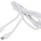 Cablu USB 2.0 USB C 1,5m alb PVC 60W